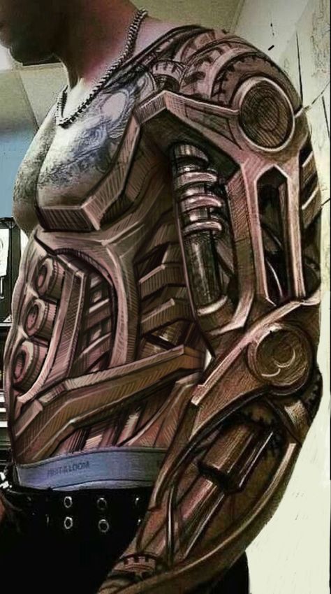 Biomechanical Leg Tattoo, 4d Tattoos, Biomechanical Tattoo Design Drawings, Bio Mechanical Tattoo Design, Robot Tattoo Design, Bionic Tattoo, Gear Tattoo Design, Robot Tattoos, Tattoo Biomechanical