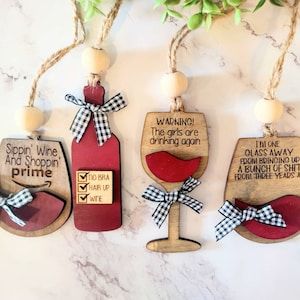 Crafts For Adults To Sell Make Money, Best Selling Ornaments, Glowforge Christmas Projects To Sell, Wooden Crafts To Make And Sell, Crafts That Sell Well, Diy Items To Sell, Wine Ornaments, Laser Cut Wood Crafts, Laser Engraved Gifts