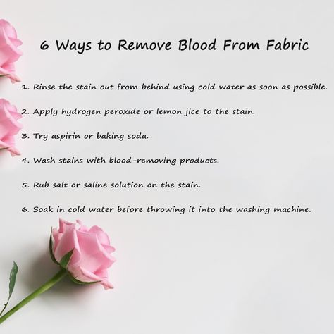 How To Get Period Blood Out Of Clothes, Blood Out Of Clothes, Adulting Hacks, Period Tips, Period Blood, Helpful Advice, Stain On Clothes, Period Hacks, Clean Life