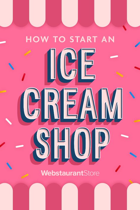 Ice Cream Shop Aesthetic, Ice Cream Shop Names, Types Of Ice Cream, Ice Cream Menu, Mercedes Camper, Ice Shop, Ice Cream Business, Ice Cream Poster, Ice Cream Stand