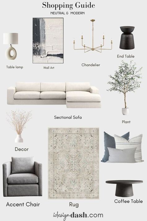 Transitional Style Living Room, Living Room Mood Board, Room Mood Board, Modern Classic Living Room, Best Amazon Finds, Transitional Interior Design, Серая Кухня, Online Design Services, Furniture Selection