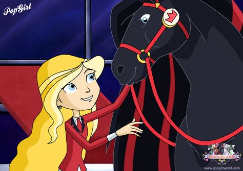 Sarah and Scarlet from Horseland Horse Movies, Pippi Longstocking, Cartoon Image, Marinette And Adrien, Alvin And The Chipmunks, Mood Wallpaper, My Little Pony Characters, Horse Drawings, Cartoon Crossovers