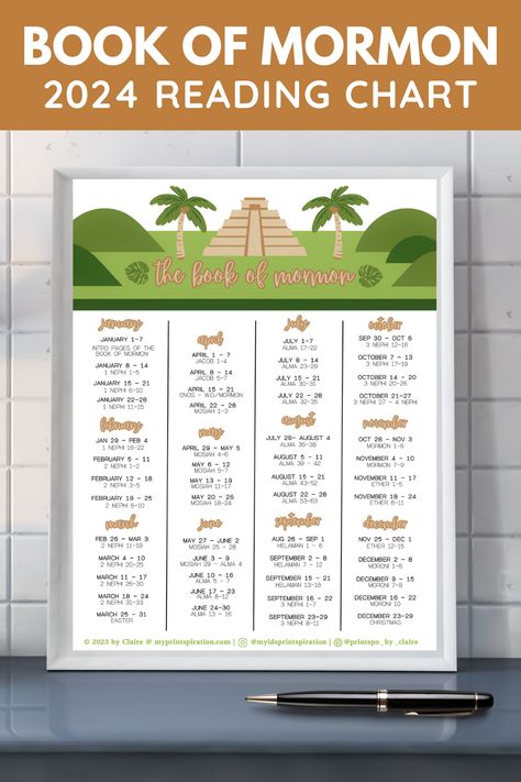 Lds Books To Read, Read The Book Of Mormon In A Year, Ways To Study The Book Of Mormon, 2024 Book Of Mormon Reading Chart, Primary 2024 Book Of Mormon, Come Follow Me 2024 Reading Schedule, Book Of Mormon Reading Charts Free, Book Of Mormon Reading Charts Printable, Book Of Mormon Primary Bulletin Board