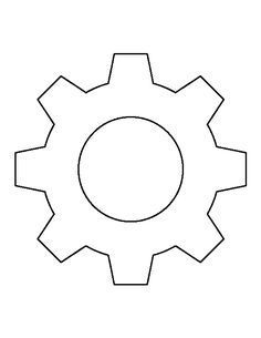 Gear pattern. Use the printable outline for crafts, creating stencils, scrapbooking, and more. Free PDF template to download and print at http://patternuniverse.com/download/gear-pattern/ Transformers Svg, Gear Template, Free Symbol, Maker Fun Factory Vbs 2017, Rescue Bots Birthday Party, Rescue Bots Party, Doodle Template, Gear Pattern, Rescue Bots Birthday