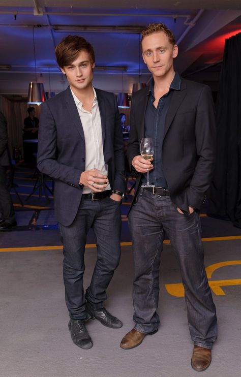 Pin for Later: 25 Pictures of Hot British Actors Being Hot Together  Douglas and Tom matched up at a London fashion event in September 2010. British Men Fashion, British Male Actors, Hot British Actors, British Guys, British Man, Douglas Booth, British Celebrities, English Men, Thomas William Hiddleston