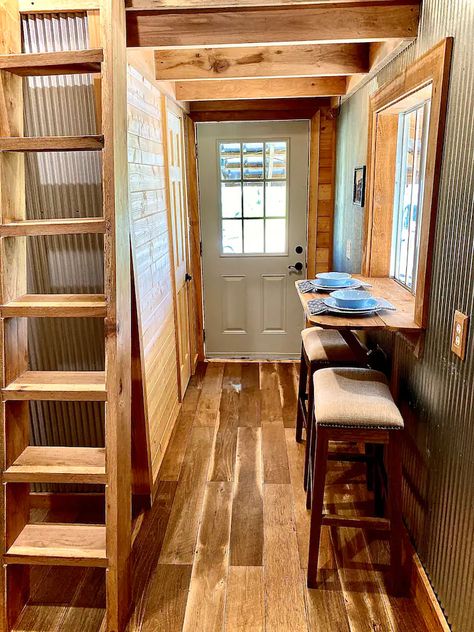 Tiny House at Fulmer's Farmstead & General Store - Tiny houses for Rent in New Augusta, Mississippi, United States - Airbnb Farmhouse Tiny House, Produce Farm, Tiny Houses For Rent, Tiny House Loft, Salt Box, Tiny House Interior, Tiny Home, General Store, Vintage Farmhouse