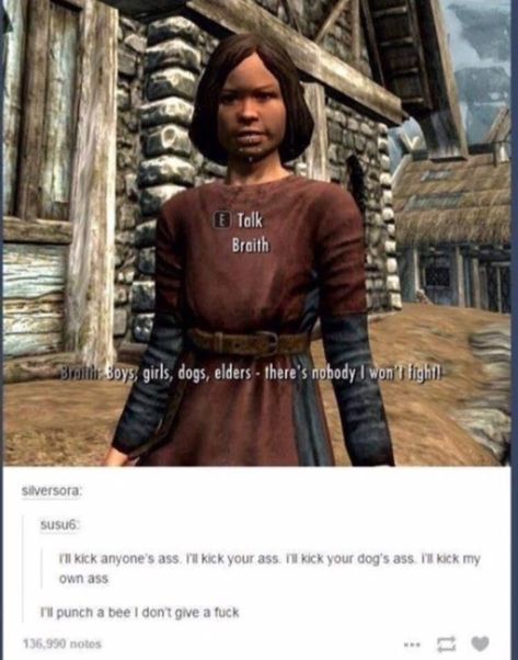 Tomb Raiders, Elder Scrolls Memes, Skyrim Funny, Elder Scrolls Skyrim, Jessica Nigri, Video Game Memes, Video Games Funny, Princess Mononoke, Gurren Lagann