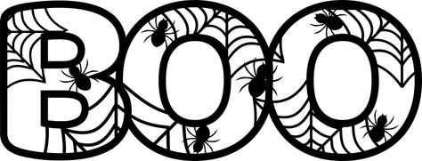 Free SVG Files for Cricut | Boo SVG Fall Silhouette Designs, Halloween Clip Art Black And White, Svg Templates Free, Boo Svg Free, Spooky Svg Free, Free Pumpkin Svg Files For Cricut, Cricut Window Cling Ideas, Free Halloween Svg Files For Cricut, Free Svg Files For Cricut Funny