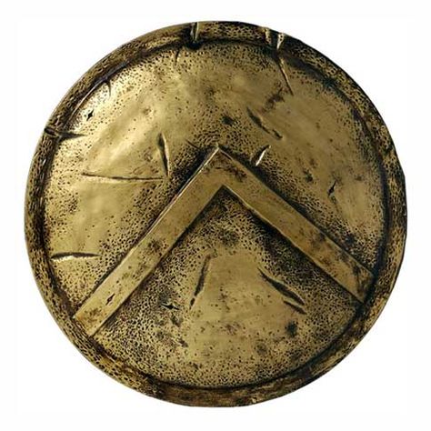 The Spartans used the red Greek capital letter lambda (Λ) displayed on their shields as an identification as the people Sparta Shield, Sparta Tattoo, Greek Shield, Ancient Sparta, Shield Tattoo, Spartan Shield, Greek Soldier, Spartan Tattoo, Warrior Tattoos