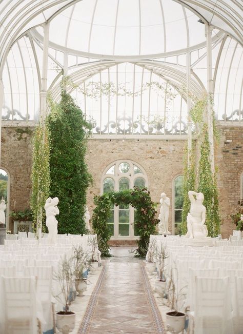 Killruddery House, Wedding Venues Uk, Wedding Sparrow, Greenhouse Wedding, Dream Wedding Venues, Wedding Venue Inspiration, Ceremony Inspiration, Salou, Indoor Wedding