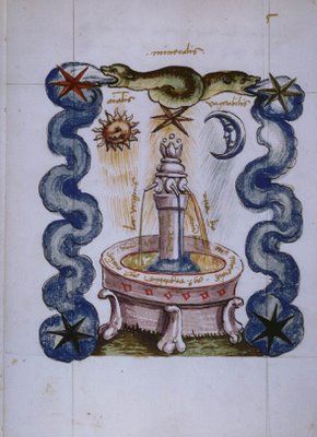 BibliOdyssey: Rosarium Philosophorum Woodcut Illustration, Alchemy Art, Alchemy Symbols, Esoteric Art, Illuminated Manuscript, Book Of Shadows, Sacred Geometry, Alchemy, Glasgow