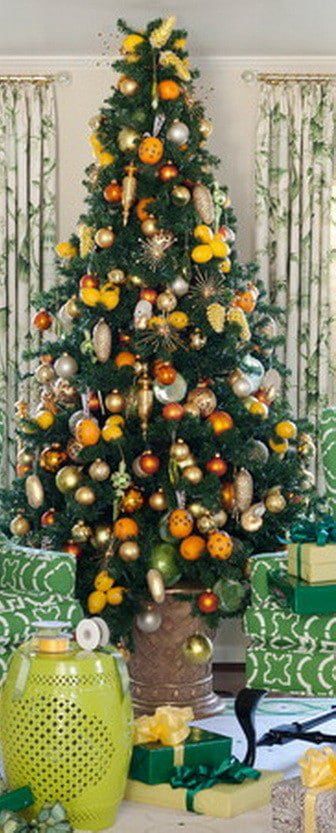 Christmas Nuts, Amazing Christmas Trees, Yellow Christmas, Christmas Tree Decorating Ideas, Tree Decorating Ideas, Christmas Tree Decorating, Shweshwe Dresses, Creative Christmas Trees, Unique Christmas Trees