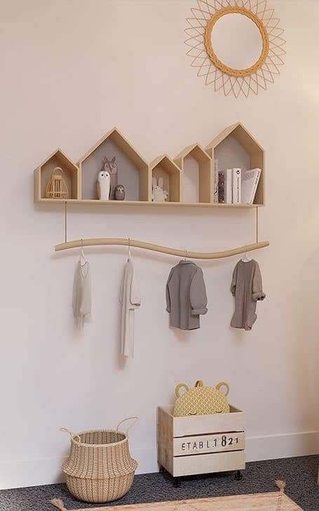 Wall Shelf Design, Shelf Design Ideas, Baby Room Inspiration, Wall Shelves Design, Kids Interior Room, Baby Room Design, Nursery Baby Room, Toddler Bedrooms, Kids Interior