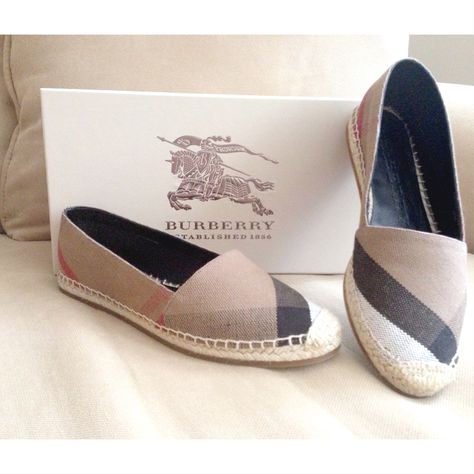 Burberry Espadrilles, Handbags Australia, Burberry Sneakers, Burberry Shoes, Shoe Boot Sandals, Chanel Espadrille, Burberry Handbags, Shoe Obsession, Burberry Bag