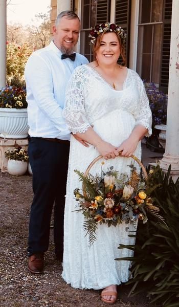 Kyron and Jessica’s Elegantly Rustic Australian Wedding – Blushfashion Third Marriage Wedding Dress, 3rd Marriage, Australian Homestead, Wedding Dresses For Older Brides, Dresses For Older Brides, 2nd Marriage, Plus Size Women Fashion, Third Marriage, Casual Bride