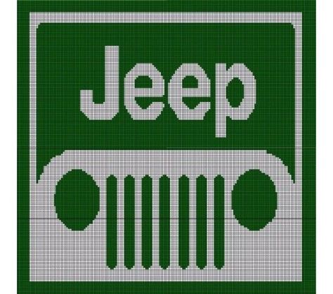 Jeep Crochet, Crochet Pattern Afghan, C2c Patterns, Crochet Blanket Border, Picture Graphs, Knit Blankets, Knit Ideas, Jeep Willys, Custom Crochet