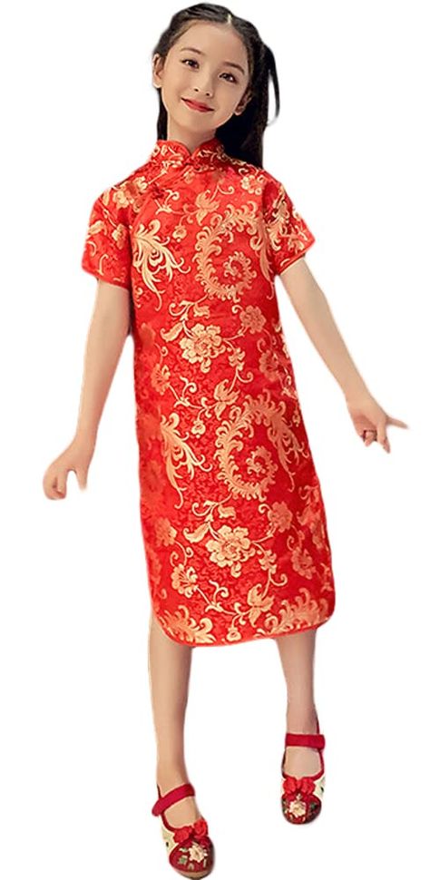 Malaysia Traditional Dress, Chinese Costume For Kids, Chinese Dragon Costume, China Traditional Clothes, Chinese Outfits Traditional, Chinese Dress For Kids, Lunar New Year Outfit, Chinese Traditional Dragon, China Outfit