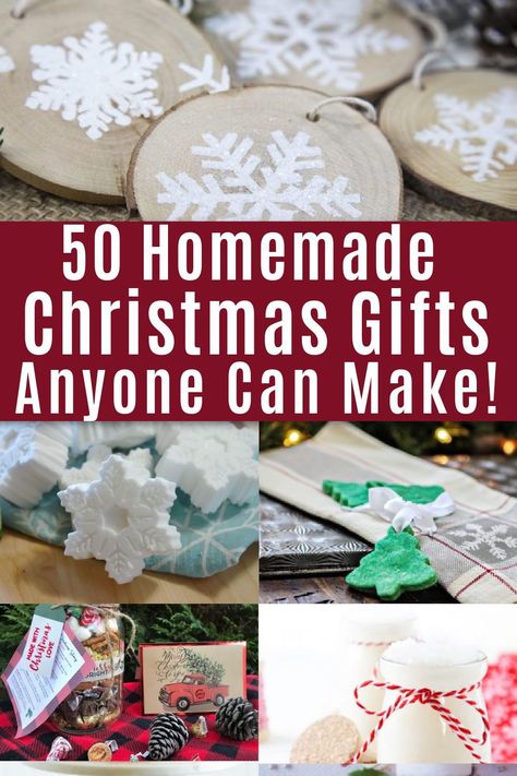 Don't feel very crafty? Don't worry, anyone can make these homemade Christmas gifts. They are easy and fun to make. You'll find something for everyone on your Christmas list. Handmade Christmas Gifts Diy, Homemade Christmas Gift Ideas, Homemade Christmas Gift, Christmas Gifts To Make, Easy Diy Christmas Gifts, Easy Christmas Gifts, Nails Christmas, Easy Christmas Diy, Family Christmas Gifts