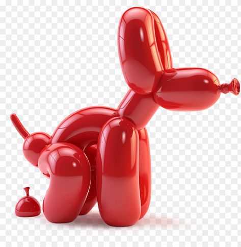 Jeff Koons Balloon Dog, Pooping Dog, Geometric Dog, Large Balloons, Jeff Koons, Dog Christmas Gifts, Dog Sculpture, Resin Craft, Dog Statue