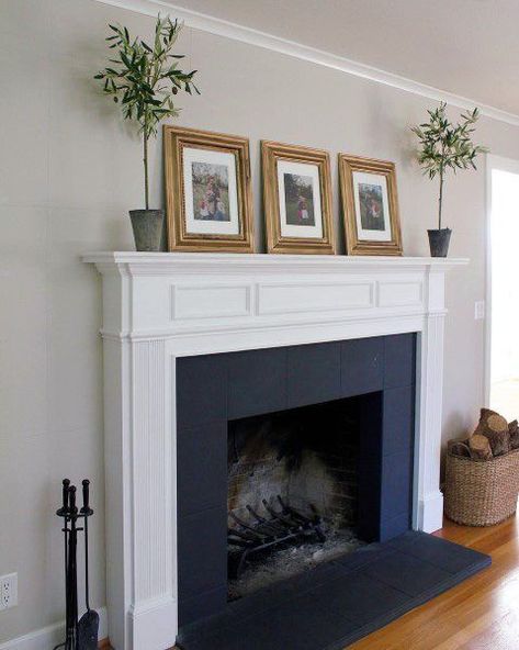 Hottest Free painting Marble Fireplace Strategies Natural-stone fireplaces won’t walk out style, particularly those that feature elaborate surrounds Painted Fireplace Ideas, Painted Fireplace, Marble Fireplace Surround, Wooden Fireplace, Brick Fireplace Makeover, Paint Fireplace, Black Fireplace, White Fireplace, Unique Interior Design