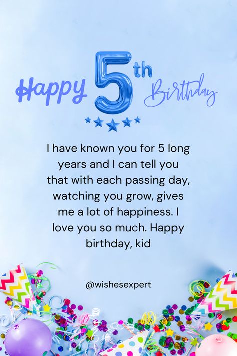 Sweet 5th birthday Wishes For 5 Years Old Happy 5th Birthday Boy, Friendship Birthday Quotes, Birthday Captions For Myself, Billiards Aesthetic, Birthday Boy Quotes, Birthday Wishes Boy, Beautiful Birthday Messages, Birthday Paragraph, Birthday Wishes Girl