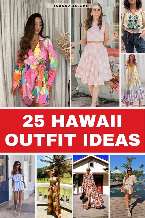 Pin this for a tropical wardrobe refresh! Explore 25 stunning Hawaii outfit ideas to elevate your island chic game. #FashionInspo #HawaiiFashion #IslandStyle Aloha Party Outfit Ideas For Women, Hawaii Outfits Ideas Parties, Tropical Night Outfit, Hawaii Party Outfit Ideas, Tropical Outfit Ideas Party, Hawaii Outfits Party Hawaiian Dresses, Aloha Party Outfit, Hawaii Outfits Party, Hawaiian Outfit Ideas