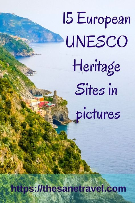 There are 1,052 UNESCO World Heritage Sites located in 165 states all very much worth visiting. Here are my 15 best Instagram pictures of 15 European UNESCO heritage sites for your travel inspiration. #travel #UNESCO #Europetravel #travelphotography-- Tanks that Get Around is an online store offering a selection of funny travel clothes for world explorers. Check out www.tanksthatgetaround.com for funny travel tank tops and more world wonders! Unesco Heritage Sites, European Heritage, Budget Trips, Digital Camera Accessories, Europe Holidays, Destination Ideas, Europe Itineraries, History Nerd, Europe Vacation