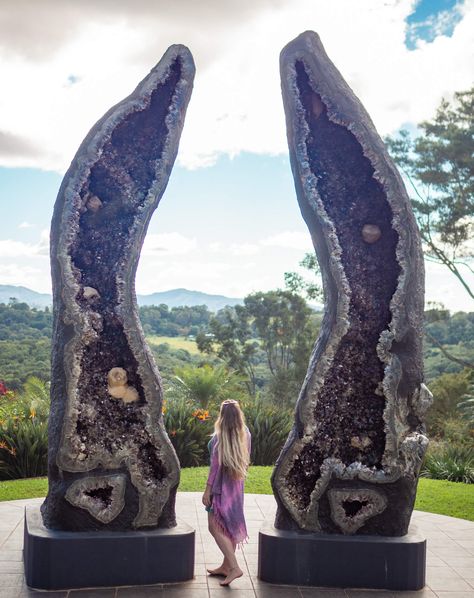 Castle Outside, Mama Gaia, Giant Crystal, Goddess Provisions, Crystal Mountain, Stone Accessories, Crystal Castle, Crystal Cave, Byron Bay Australia