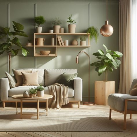 Sage Green Room Aesthetic Calming Therapy Room, Sage Green Massage Room, Green Therapy Room, Sage Green Room Aesthetic, Green And Neutral Living Room, Green Room Aesthetic, Sage Green Room, Sage Green House, Calm Living Room