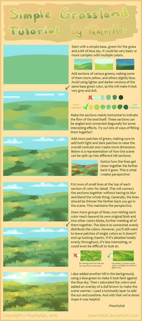 Landscape Drawing Tutorial, Drawing Scenery, 동화 삽화, Concept Art Tutorial, Digital Painting Techniques, Background Drawing, Seni Cat Air, Lukisan Cat Air, Digital Painting Tutorials