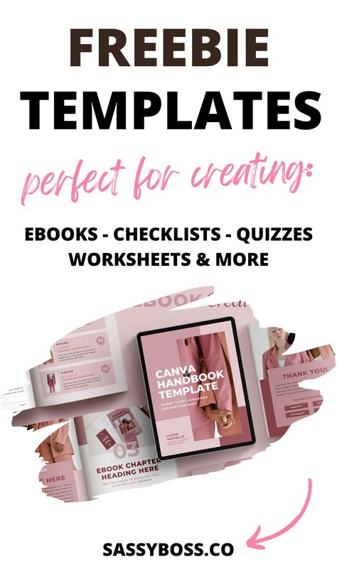 7 pre-made Canva ebook templates, worksheet templates and checklist templates all done for you and ready to add your content. Save loads of time creating lead magnets, opt-in freebies, and content upgrades so grow your email list fast. These lead magnet templates are professionally designed and easy to customise to fit your brand! #leadmagnet #leadmagnetebooktemplate #ebooktemplate #canvatemplates #emailmarketing Ebook Template Design Free, Ebook Template Design Canva, Free Business Printables, Lead Magnet Design, Free Canva Templates, Ebook Template Design, Free Social Media Templates, Free Email Templates, Digital Art Software