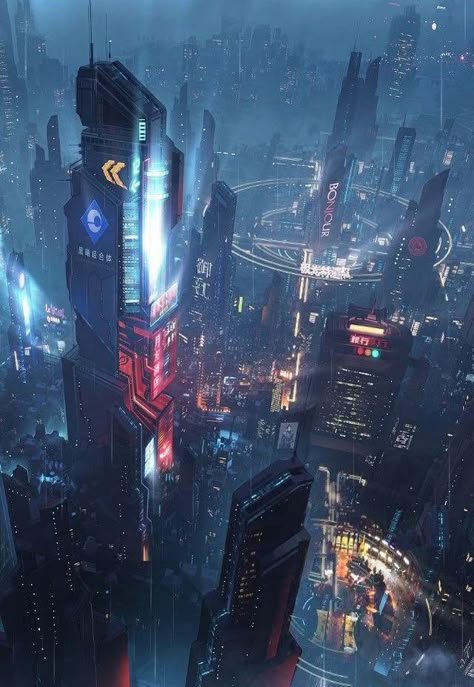 Kota Masa Depan, Cyberpunk Rpg, Fotografi Urban, Arte Steampunk, Sci Fi City, Bg Design, Sci Fi Environment, Cyberpunk Aesthetic, Cyberpunk City