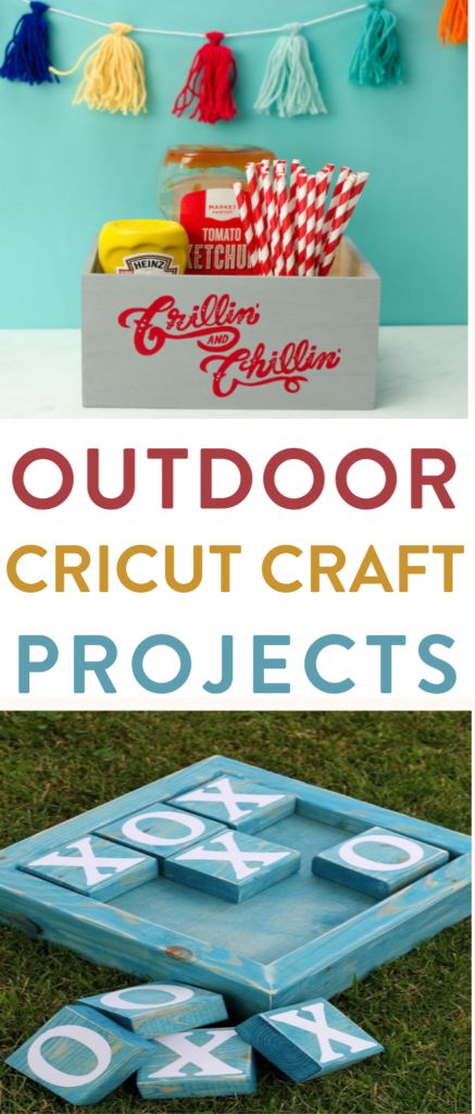 Outdoor Cricut Craft Projects to Make NOW! - Makers Gonna Learn Cricut Outdoor Projects, Cricut Garden Projects, Summer Cricut Projects To Sell, Cricut Summer Projects, Summer Cricut Projects, Fun Cricut Projects, Peach Festival, Circuit Crafts, Cricut Hacks