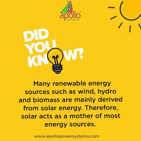 Hydro Energy, Types Of Renewable Energy, Energy Facts, Off Grid Solar Power, Solar Energy Facts, Solar Power House, Geothermal Energy, Energy Resources, Did You Know Facts