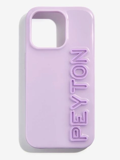 Cute Phone Cases For Purple Iphone 11, Bubble Bar Phone Case, Floral Airpods Case, Iphone 15 Plus Case, Phone Cases Purple, Cutout Letters, Purple Phone Case, Purple Names, Bday Wishlist