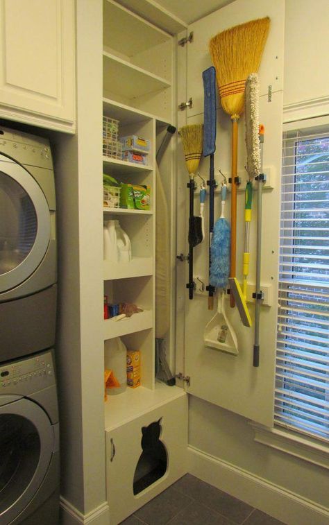 Compact Laundry Room, Washer Dryer Laundry Room, Room Pantry, Stacked Laundry Room, Laundry Room Storage Shelves, Laundry Room Ideas Small Space, Compact Laundry, Small Laundry Room Organization, Storage Solutions Closet