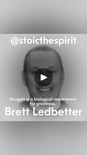 554K views · 68K reactions | The struggle is your best friend. Struggle is a biological requirement for greatness. — Brett Ledbetter from @whatdriveswinning 

Clip: @whatdriveswinning on YouTube 

#struggle #fortitude #winning #setback #hardships | Stoic The Spirit | stoicthespirit · Original audio College Prep, Health Education, The Spirit, Best Friend, Best Friends, Education, Sports