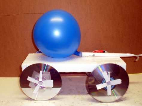 CD ROCKET ENGINE CAR Balloon Powered Car, Vetenskapliga Experiment, Balloon Car, Crafts 2024, Balloon Cars, Rocket Engine, Steam Activities, Diy Science, Vbs Crafts