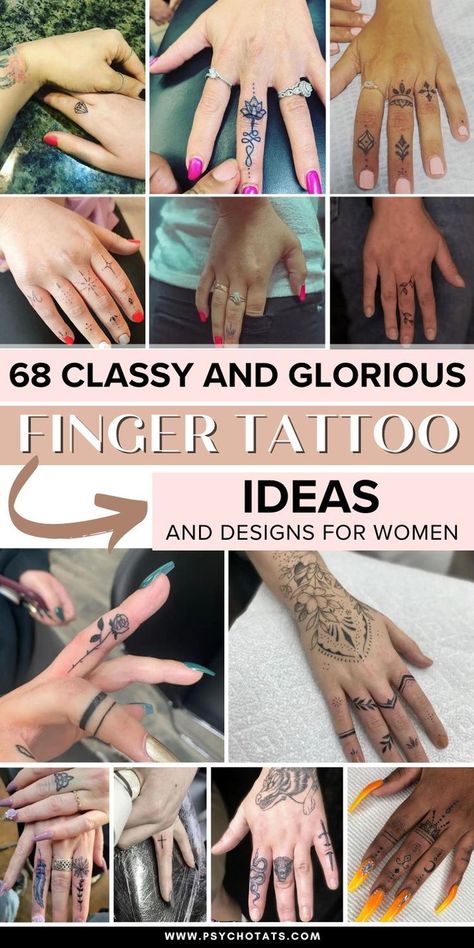 Finger Tattoos Pinky Tattoo, Side Finger Tattoos, Inside Finger Tattoos, Inner Finger Tattoo, Flower Finger Tattoos, Simple Finger Tattoo, Cool Finger Tattoos, Ramadan Henna, Thumb Tattoos