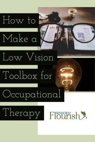 Low Vision Occupational Therapy, Certified Occupational Therapy Assistant, Geriatric Occupational Therapy, Low Vision Aids, Occupational Therapy Kids, Occupational Therapy Assistant, Occupational Therapy Activities, Vision Therapy, Elderly Activities