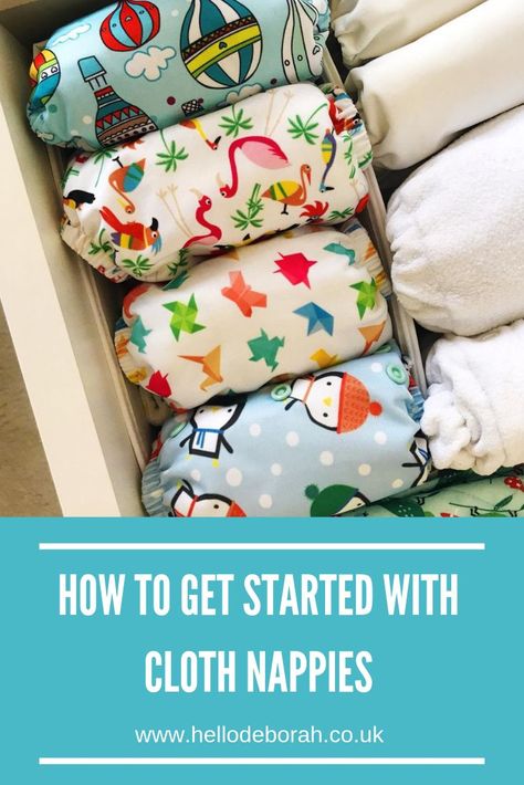 Everything you need to know to get started using cloth nappies. Find out all the different types of nappies and what you need to buy. Tips on how to get started with cloth diapers. Baby Food By Age, Disposable Nappies, Modern Cloth Nappies, Reusable Nappies, Baby Finger Foods, Homemade Baby Foods, Eco Friendly Baby, Cloth Nappies, Baby Prep