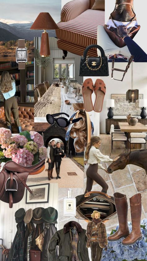 Modern country chic 🍂 #lydiaelisemillen #lydiamillen #hermes #chic #countrystyle #celine #horseriding #horsegirl English Country Outfits Women, Country Club Outfit, Country Outfits Women, Country Girl Life, Equestrian Aesthetic, Equestrian Chic, Color Vibe, Country Lifestyle, Country Fashion