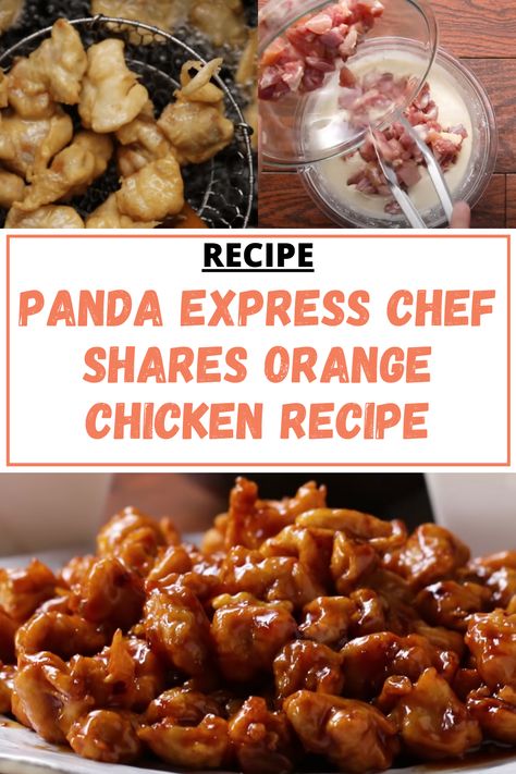 Orange Chicken Recipe Panda, Orange Chicken Recipe Panda Express, Panda Express Copycat, Healthy Orange Chicken, Chinese Food Recipes, Chinese Chicken Recipes, Authentic Chinese Recipes, Mapo Tofu, Orange Chicken Recipe