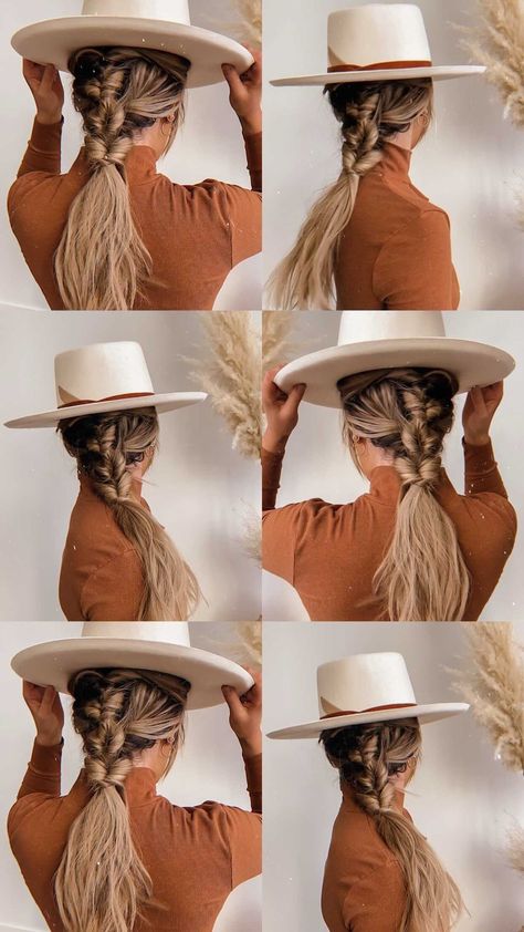 Messy Pony Hairstyles, Cowgirl Hairstyles, Cowgirls Hairstyles, Messy Pony, Cowgirl Hair, Pony Hairstyles, Cabello Hair, Peinados Recogidos, Wedding Speech