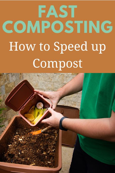 Speeding up the composting process involves creating optimal conditions for the microorganisms that break down organic matter. Here are some tips to help you accelerate composting: Balance Green and Brown Materials: Maintain a good balance of green (nitrogen-rich) materials like vegetable scraps, coffee grounds, and grass clippings, with brown (carbon-rich) materials like dried leaves, straw, and cardboard. A ratio of about 2-3 parts brown to 1 part green is often recommended. Compost Ideas, Composting Ideas, Composting Methods, Balcony Gardens, Outdoor Improvements, Garden Hacks Diy, Compost Bins, Worm Bin, Composting Process