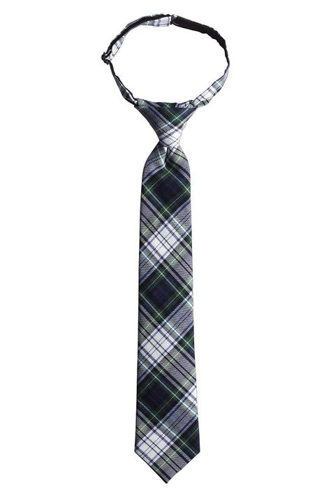 PRICES MAY VARY. 65% Polyester, 35% Rayon Lasting yarn-dyed plaid 65% polyester/35% rayon. Dry clean. Imported Adult length 57" Kids' length 48" Boys': Small (4-6) = 10 1/4"; Medium (7-12) = 14" There's something special about kids wearing a tie, and ours is nicer than most. That's because it's carefully sewn, stitch by stitch, so it drapes and looks better. And the colors are yarn dyed to last longer. Pre-tied version makes getting ready for school a cinch. Getting Ready For School, School Ties, School Uniform Kids, Ready For School, Gift Inspo, Plaid Tie, Tie Shop, Boys Accessories, Tokio Hotel