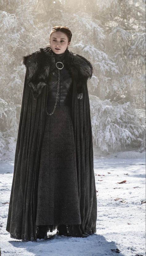 Sansa Stark Fashion, Winterfell Dress, Sansa Stark Dress, Sansa Stark Costume, Sansa Stark Queen, Ae Outfits, Drama Clothes, Game Of Thrones Sansa, Game Of Thrones Outfits