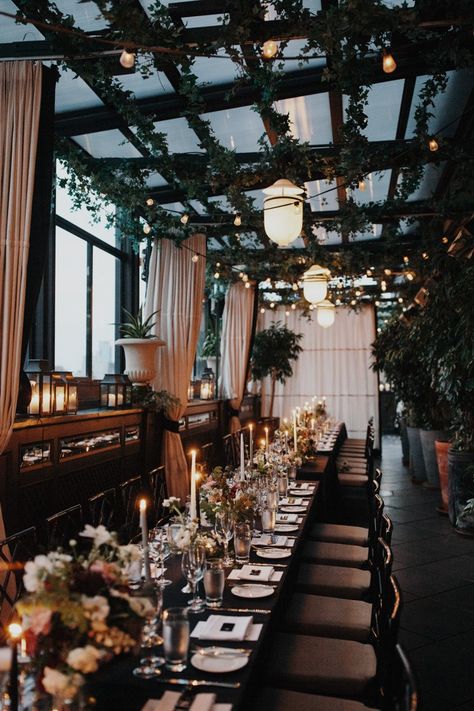 This City-Loving Couple Said "I Do" in a Glam Gramercy Park Hotel Wedding in NYC | Junebug Weddings Gramercy Park Hotel, Gramercy Park, Open Back Wedding, Boda Mexicana, Wedding Floral Centerpieces, Have Inspiration, Classy Wedding, Park Hotel, Wedding Mood Board