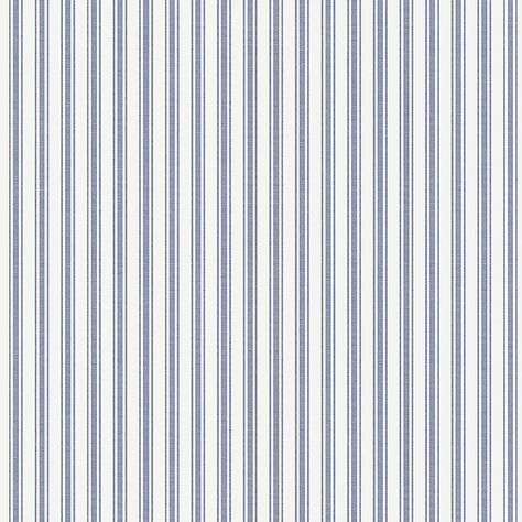 Aspö Stripe - Blue Wallcoverings | Schumacher Wallpaper In Blue, Affordable Wallpaper, Eclectic Apartment, Creole Cottage, Outdoor Light Bulbs, Victorian England, Stripe Wallpaper, Bold Wallpaper, Ceramic Artwork