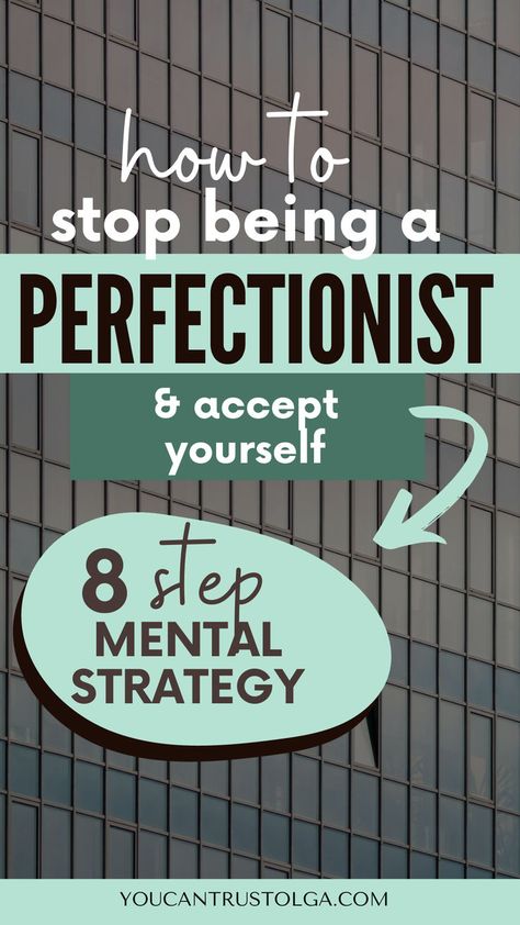 How to Stop Being Perfectionist in 8 Steps Toxic Perfectionism, Overcoming Perfectionism, Perfectionism Overcoming, Health Psychology, Building Self Esteem, Personal Growth Plan, Productive Habits, Productive Things To Do, Time Management Skills